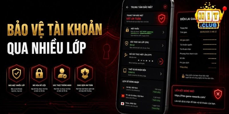 Cẩn trọng bảo vệ tài khoản cá nhân tại HITCLUB
